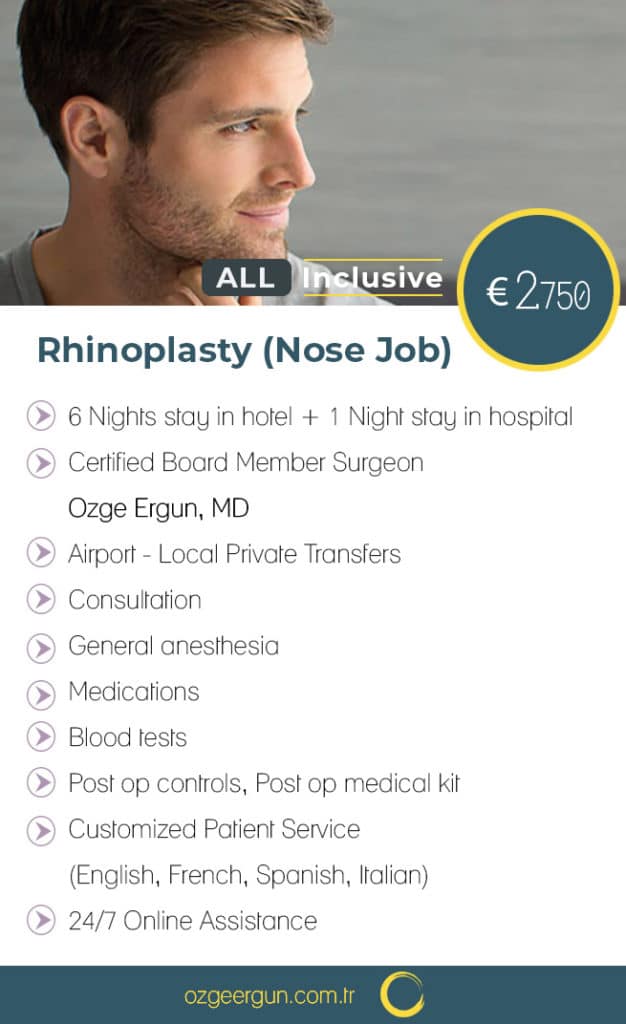 Rhinoplasty Man All Inclusive Package
